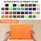 Felt Sheets for Crafts - 40pcs Stiff Felt for Craft, 8x12 Craft Sheet, 1mm Assorted Colors Felt Fabric Sheets, Thin Felt Pack Patchwork Craft Supplies, A4 Size for Halloween Christmas Decor